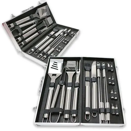 Cal Flame BBQSET-004 - 8-Pc BBQ Tool Set