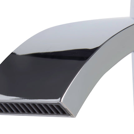 ALFI brand AB1258-PC Polished Chrome Square Body Curved Spout Single Lever Bathroom Faucet ALFI brand