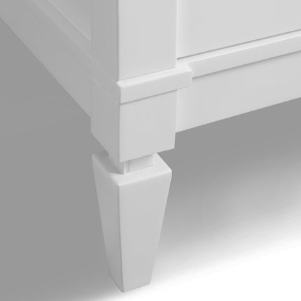 Kayleigh Bathroom Vanity with Sink and Carrara White Marble Top Cabinet Set Ancerre Designs