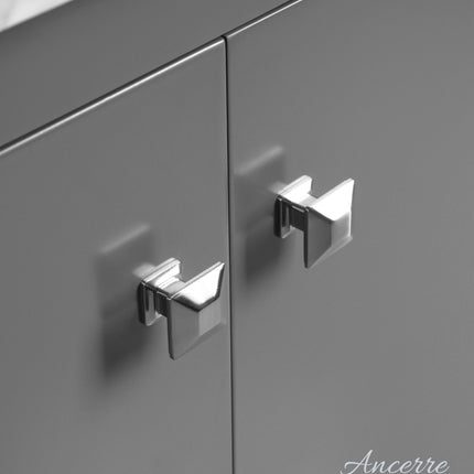 Kayleigh Bathroom Vanity with Sink and Carrara White Marble Top Cabinet Set Ancerre Designs
