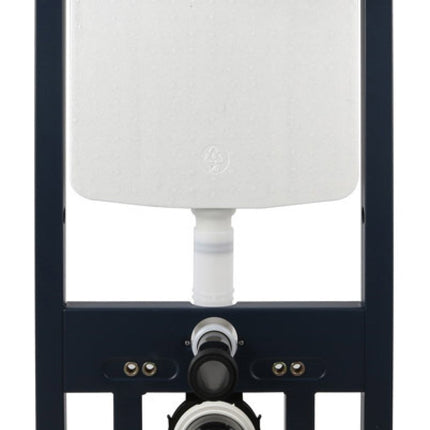EAGO PWG380-BM Black Matte Dual Flush Wall Mounted Toilet Tank Carrier for WD101, WD332, WD333 EAGO