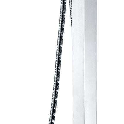 ALFI brand AB2843-PC Polished Chrome Single Hole Floor Mounted Waterfall Tub Filler Alfi Brand