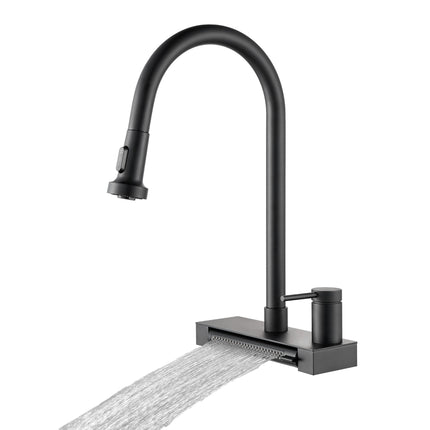 FORNO ACQUA 4 Function Waterfall  Pull-Down Kitchen Faucet FORNO ACQUA