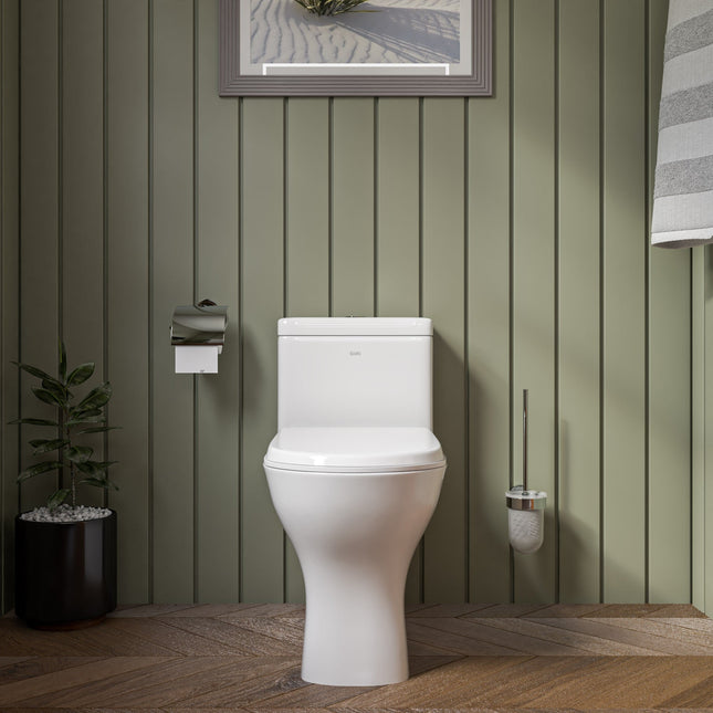 EAGO TB353 DUAL FLUSH ONE PIECE ECO-FRIENDLY HIGH EFFICIENCY LOW FLUSH CERAMIC TOILET EAGO