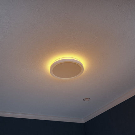 Twilight Series 100 CFM Ceiling Mount Bathroom Exhaust Fan with Brilliant LED Light, Humidity Sensor, Night Light Anzzi