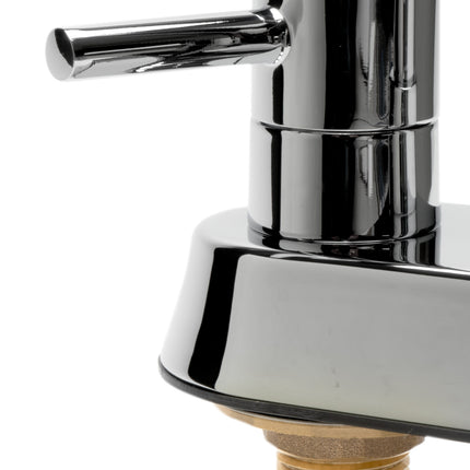 ALFI brand AB1400-PC Polished Chrome Two-Handle 4'' Centerset Bathroom Faucet
