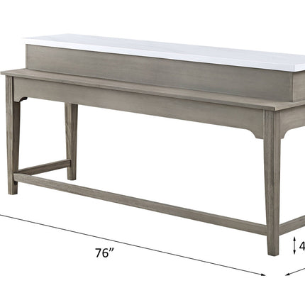 ACME DN00089 Wandella 4Pc Pack Counter Height Set with USB  6