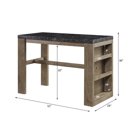 ACME DN00551 Charnell Counter Height Table  8