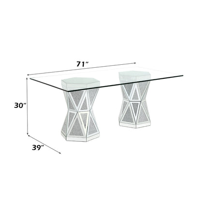 ACME DN00722 Noralie Dining Table  7