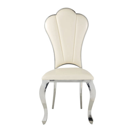 ACME DN00926 Cyrene Beige Side Chair  2