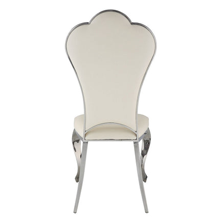 ACME DN00926 Cyrene Beige Side Chair  4
