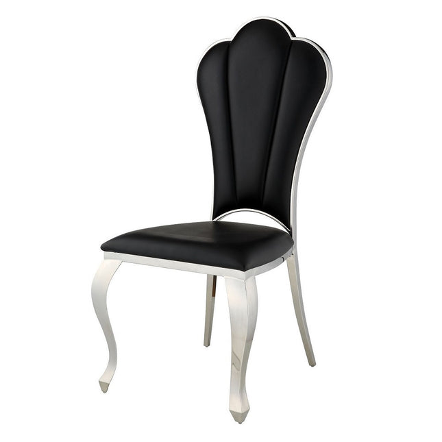 ACME DN00927 Cyrene Black Side Chair  1