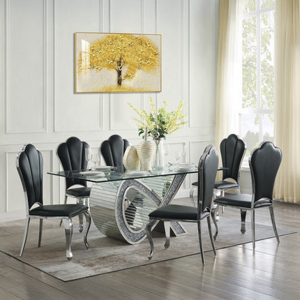 ACME DN00927 Cyrene Black Side Chair  10