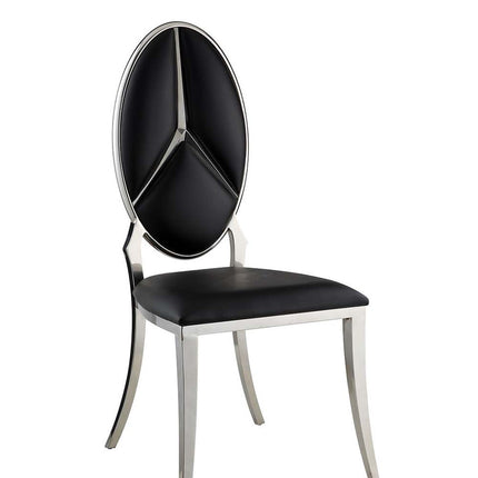 ACME DN00929 Cyrene Black Side Chair  1