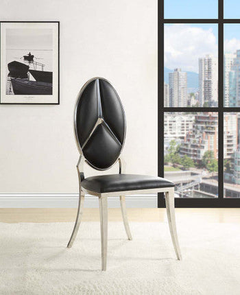 ACME DN00929 Cyrene Black Side Chair ACME Furniture