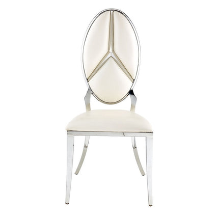 ACME DN00930 Cyrene Beige Side Chair  2