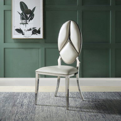 ACME DN00930 Cyrene Beige Side Chair ACME Furniture
