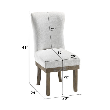 ACME DN00951 Landon Gray Side Chair  7