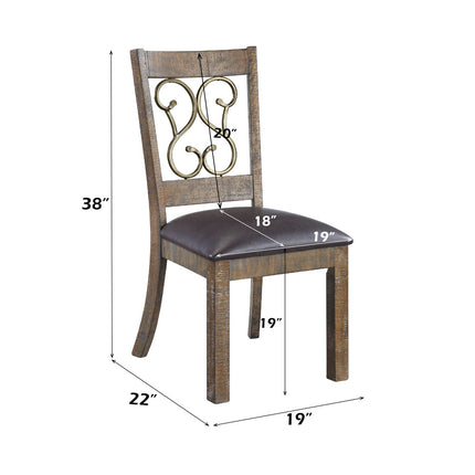 ACME DN00981 Raphaela Side Chair  5