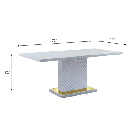 ACME DN01261 Gaines Dining Table  4