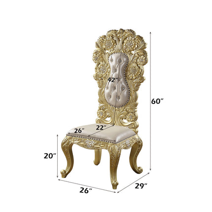 ACME Cabriole Side Chair (Set-2) - DN01483  1