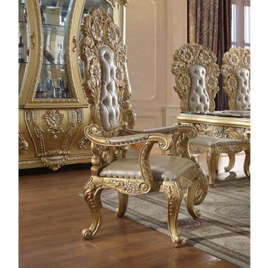 ACME Cabriole Arm Chair (Set-2) - DN01484 ACME Furniture