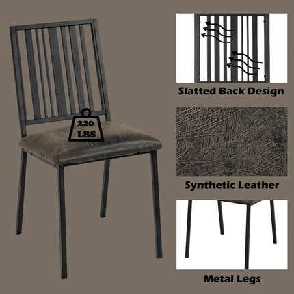 ACME Zudora Side Chair (Set-2) - DN01758  7