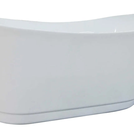 EAGO AM2140  6 Foot White Free Standing Air Bubble Bathtub