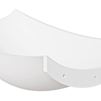 ALFI Brand HammockTub2-WM White Matte 71" Solid Surface Resin Suspended Wall Mounted Hammock Bathtub Alfi Brand