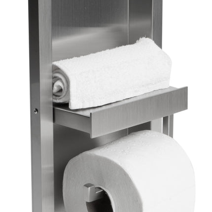 ALFI Brushed Stainless Steel Recessed Toilet Paper Holder Niche ABTPN88-BSS Alfi Brand