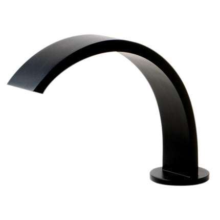 ALFI brand AB1326-BM Black Matte Widespread Modern Bathroom Faucet