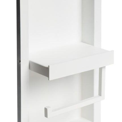 ALFI White Matte Stainless Steel Recessed Toilet Paper Holder Niche ABTPNC88-W Alfi Brand