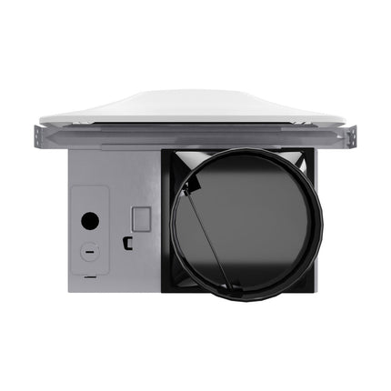 Fields Series 150 CFM Ceiling Mount Bathroom Exhaust Fan with Brilliant LED Light, Motion Sensor, Humidity Sensor Anzzi