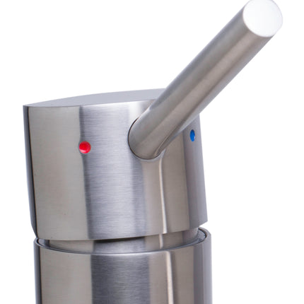 ALFI brand AB2025-BSS Solid Stainless Steel Pull Out Swivel Kitchen Faucet