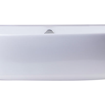 ALFI brand AB111  24" White D-Bowl Porcelain Wall Mounted Bath Sink ALFI brand