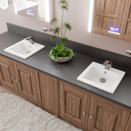 ALFI brand AB1470-BN Brushed Nickel Modern Single Hole Bathroom Faucet Alfi Brand