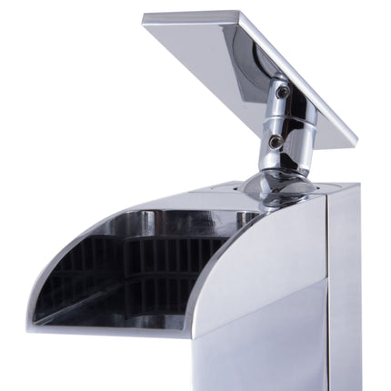 ALFI brand AB1597-PC Polished Chrome Single Hole Tall Waterfall Bathroom Faucet Alfi Brand
