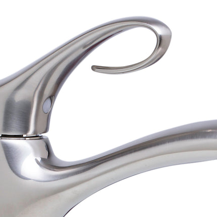 ALFI brand AB1295-BN Brushed Nickel Single Lever Bathroom Faucet ALFI brand