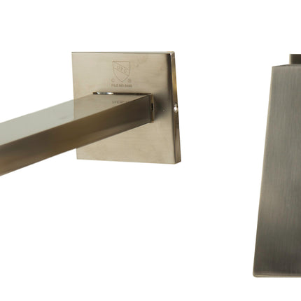 ALFI brand AB1468-BN Brushed Nickel Single Lever Wallmount Bathroom Faucet