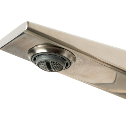 ALFI brand AB1020-BN Brushed Nickel Two-Handle 4'' Centerset Bathroom Faucet ALFI brand