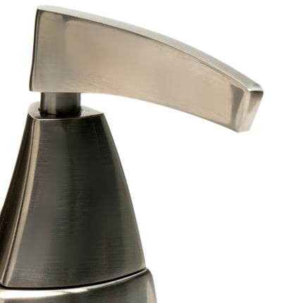 ALFI brand AB1003-BN Brushed Nickel Two-Handle 4'' Centerset Bathroom Faucet ALFI brand