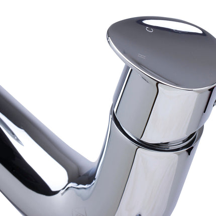 ALFI brand AB1570-PC Tall Wave Polished Chrome Single Lever Bathroom Faucet Alfi Brand