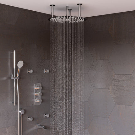 ALFI brand AB3301-PC Polished Chrome Curved Wallmounted Tub Filler Bathroom Spout Alfi Brand