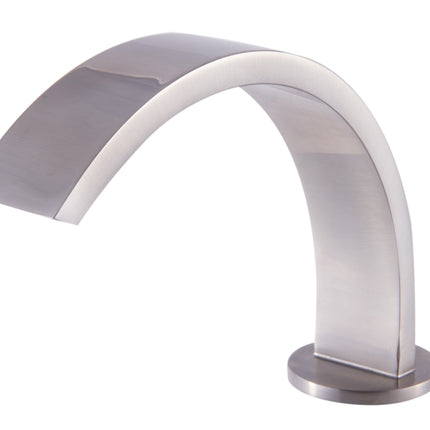 ALFI brand AB1326-BN Brushed Nickel Modern Widespread Bathroom Faucet