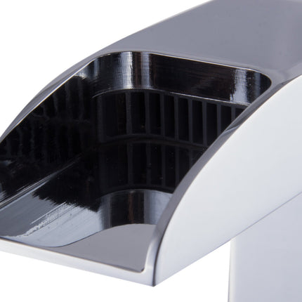 ALFI brand AB1598-PC Polished Chrome Single Hole Waterfall Bathroom Faucet Alfi Brand