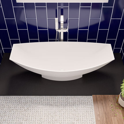 ALFI brand AB2180-BN Brushed Nickel Single Lever Floor Mounted Tub Filler Mixer w Hand Held Shower Head Alfi Brand