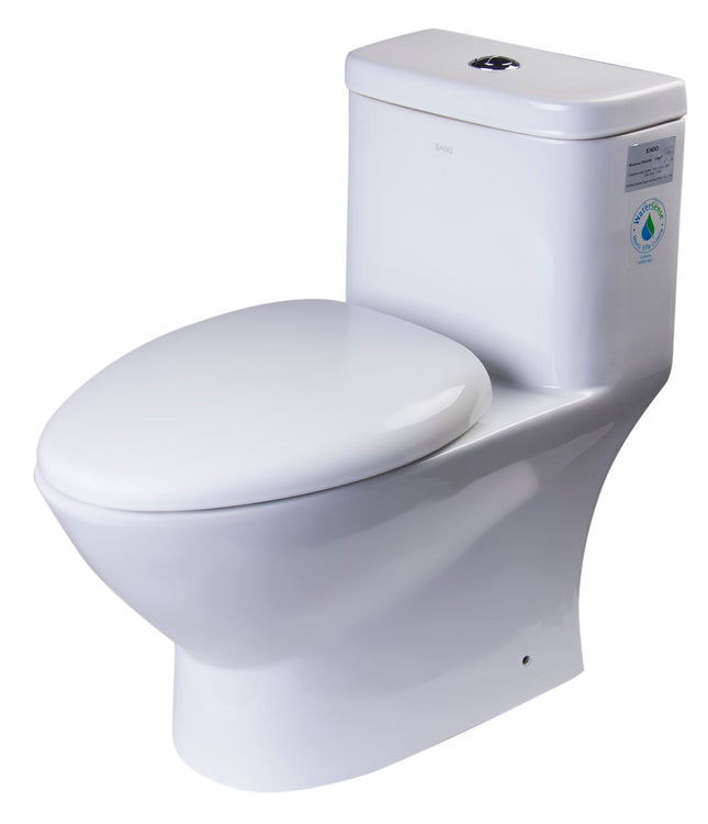 EAGO TB346 MODERN DUAL FLUSH ONE PIECE ECO-FRIENDLY HIGH EFFICIENCY LOW FLUSH CERAMIC TOILET EAGO