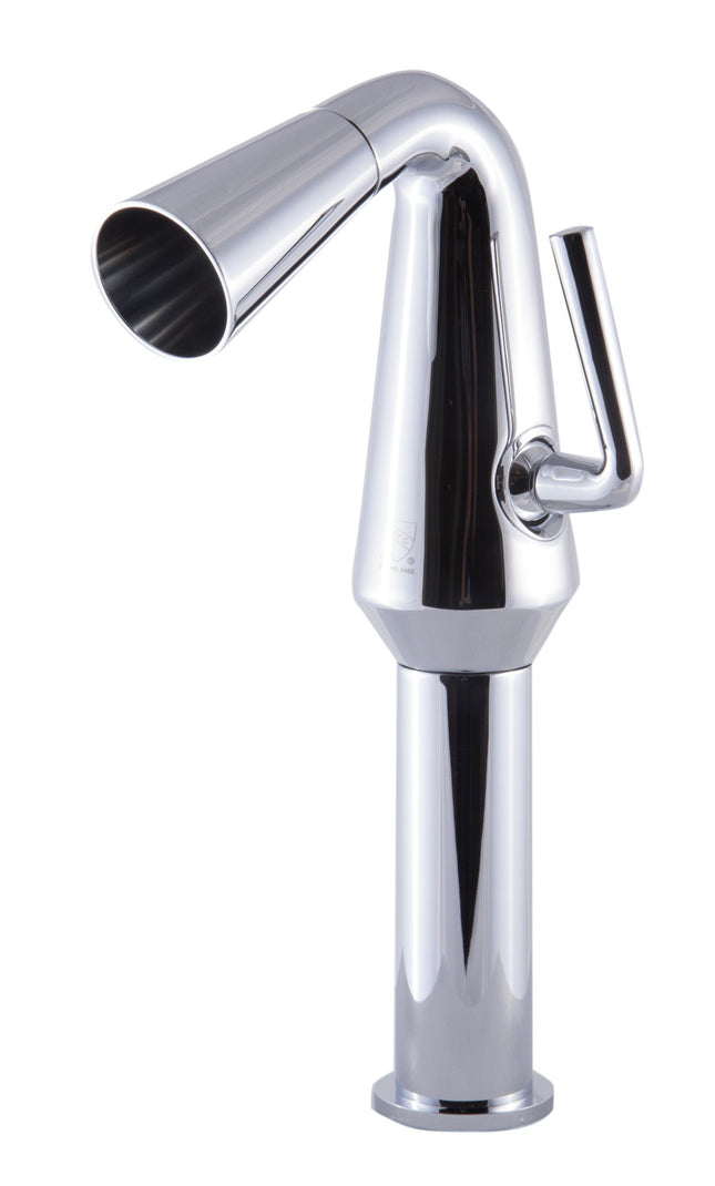 ALFI brand AB1792-PC Polished Chrome Single Hole Tall Cone Waterfall Bathroom Faucet Alfi Brand