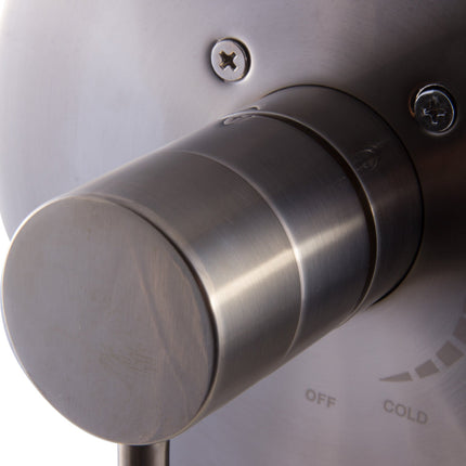 ALFI brand AB1601-BN Brushed Nickel Pressure Balanced Round Shower Mixer Alfi Brand