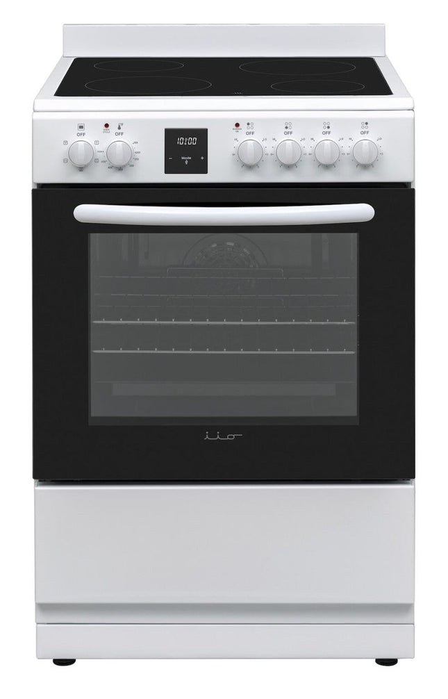 iio Professional Series Electric 4 Burner Stovetop And Oven Range - 24 Inch Plaza Home Decor